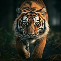 Tiger Aesthetic realistic cinematic raw epic macro photo