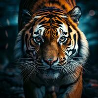 Tiger Aesthetic realistic cinematic raw epic macro photo