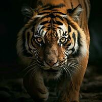 Tiger Aesthetic realistic cinematic raw epic macro photo