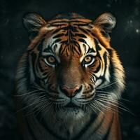 Tiger Aesthetic realistic cinematic raw epic macro photo