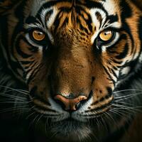 Tiger Aesthetic realistic cinematic raw epic macro photo