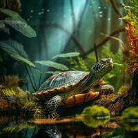 Turtle wild life photography hdr 4k photo