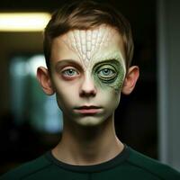 ben 10 alien in real life realistic photo