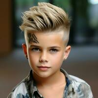 boy hair style photo