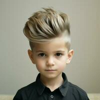 boy hair style photo