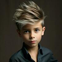 boy hair style photo