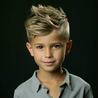 boy hair style photo