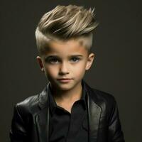 boy hair style photo