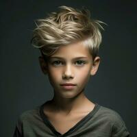 boy hair style photo