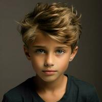 boy hair style photo