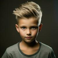 boy hair style photo