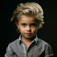 boy hair style photo