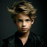 boy hair style photo