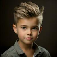 boy hair style photo