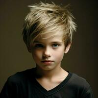 boy hair style photo