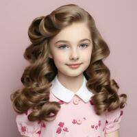 girl hair style photo