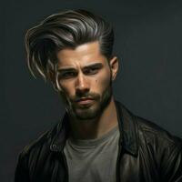 man hair style photo