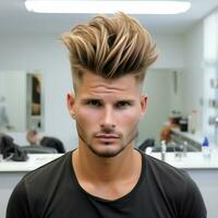 man hair style photo