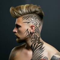 man hair style photo