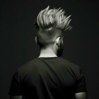 man hair style from back side photo