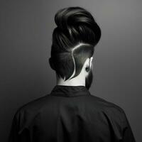 man hair style from back side photo