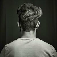 man hair style from back side photo