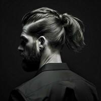 man hair style from back side photo