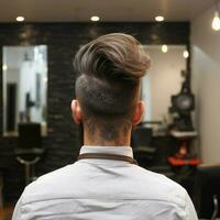 man hair style from back side photo