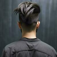 man hair style from back side photo