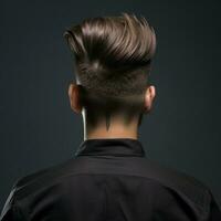 man hair style from back side photo