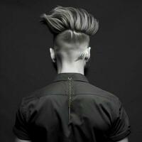 man hair style from back side photo