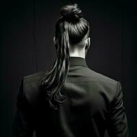 man hair style from back side photo