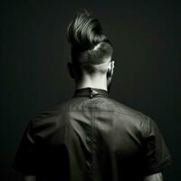 man hair style from back side photo