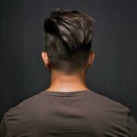 man hair style from back side photo