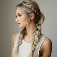 photo of French Braid Ponytail