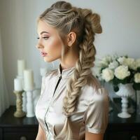 photo of French Braid Ponytail