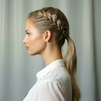 photo of French Braid Ponytail