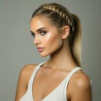 photo of French Braid Ponytail