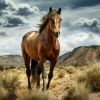 photo of Horse full shot high quality hdr 16k ultra hd