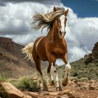 photo of Horse full shot high quality hdr 16k ultra hd