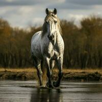 photo of Horse full shot high quality hdr 16k ultra hd