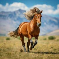 foto de caballo lleno Disparo alto calidad hdr 16k ultra hd