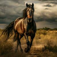 photo of Horse full shot high quality hdr 16k ultra hd