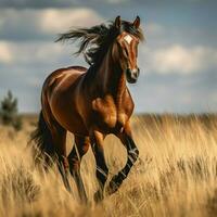 photo of Horse full shot high quality hdr 16k ultra hd