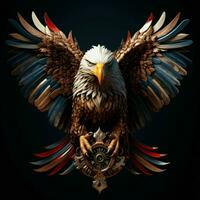 unido estado águila foto