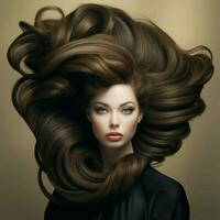 woman hair style photo