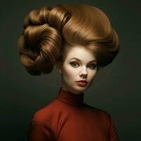 woman hair style photo