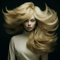 woman hair style photo