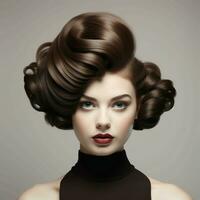 woman hair style photo