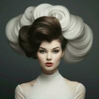 woman hair style photo